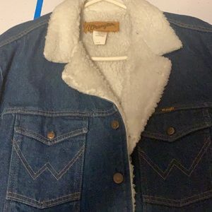 Wrangler lined denim jacket